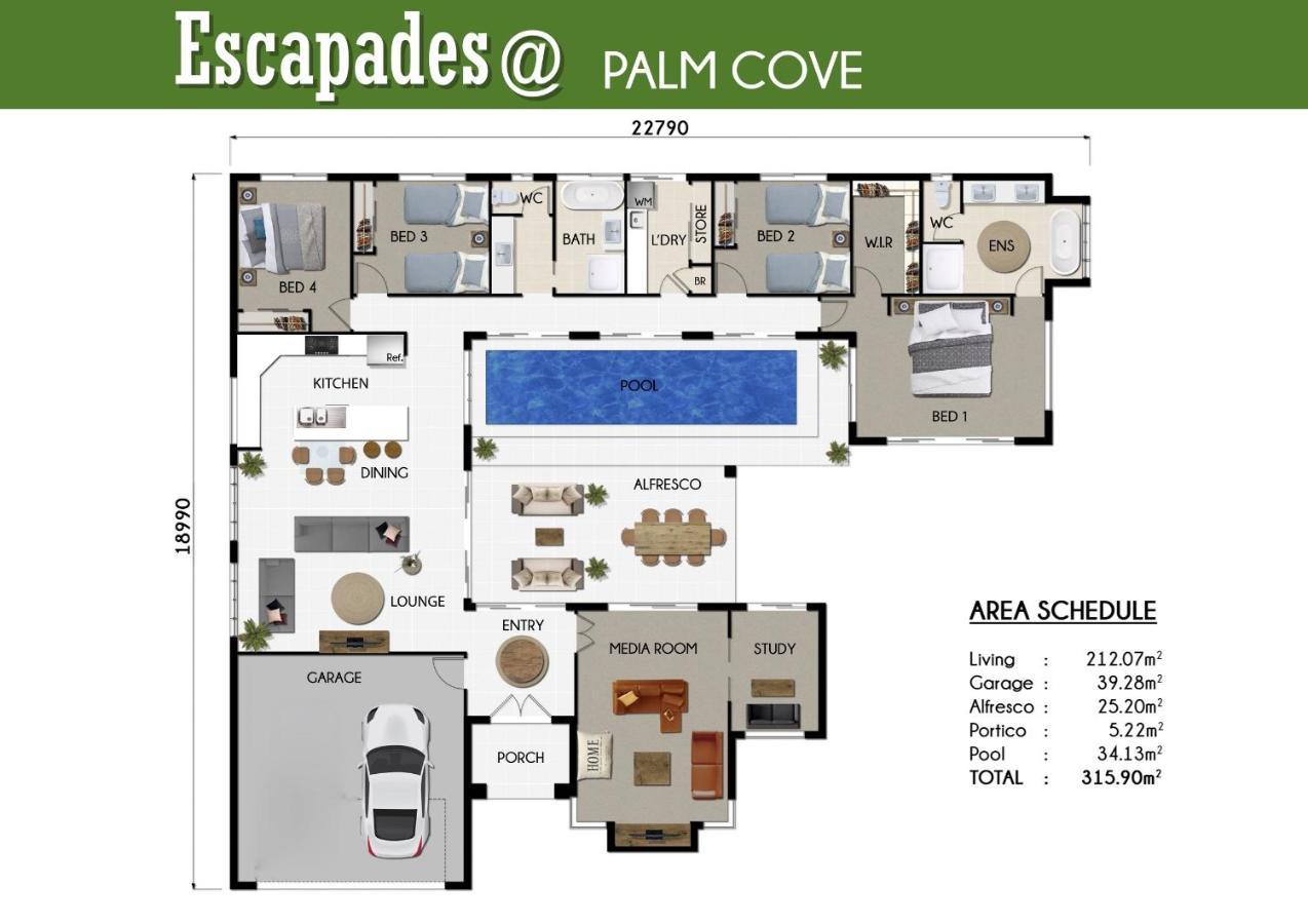 Escapades @ Palm Cove别墅 外观 照片